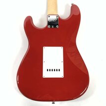 Squier by Fender スクワイア ストラトキャスター エレキギター シリアルNo.CY06066592 赤系 ソフトケース付き★現状品_画像8