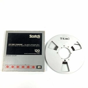 TEAC ティアック 10号メタルリール 転用箱付き◆現状品