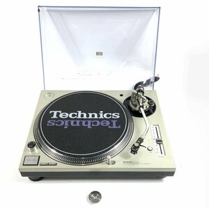 Technics テクニクス SL-1200MK3D レコードプレーヤー DJ カートリッジ:SHURE/SC35C EPアダプター付き★現状品