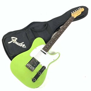 Fender Japan フェンダー テレキャスター エレキギター シリアルNo.E976985 ライトグリーン系 ソフトケース付き★現状品