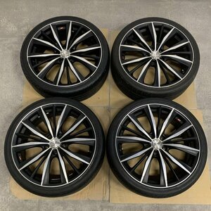 WEDS ウェッズ レオニス ホイール&ラジアルタイヤ 19×8J PCD114.3 5穴 OFF+48○ジャンク品