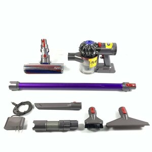 dyson ダイソン SV11 コードレスクリーナー 隙間ノズル 布団ツール ハードブラシ 延長パイプ ACアダプター付き＊現状品