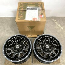 美品 CRIMSON クリムソン DELTA FORCE ホイール 箱入り(2個入り) 16x7.0J PCD114.3 5穴 OFF+42 説明書/ステッカー/元箱付き○未使用品_画像1