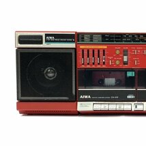 AIWA CA-W9 アイワ ダブルラジカセ 分離型 通電OK ※動作NG 状態説明あり◆ジャンク品【福岡】_画像2