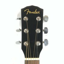 Fender フェンダー CD-60 BLK アコースティックギター シリアルNo.CSG08000293 黒系 ハードケース付き★ジャンク品_画像6