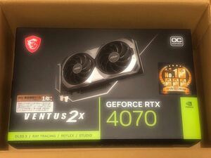 MSI GeForce RTX 4070 Ventus 2X E 12G OC 824142336076 4711377132275