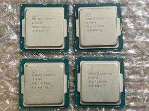 【intel Core i5-6400 2.70GHz 4個SET】CPU　1円スタート売り切り　ジャンク　中古　動作PC分解救出品　送料全国一律２１０円