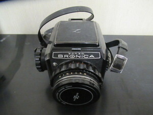 B481.ZENZA BRONICA　ゼンザ ブロニカ NIKKOR-P 1:2.8 f=75mm 動作未確認ジャンク 