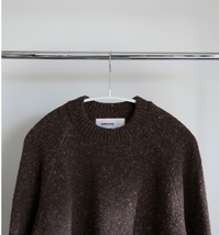 everyone oversized low gauge speckled knit sweater (BROWN) ennoy 三好良 在原みゆ紀 everyone スタイリスト私物_画像3