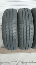 185/70R14(ENASAVE EC204) 2022年12週製、溝あり、国産中古ダンロップタイヤ4本セット _画像2