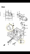 【送料無料】スズキ純正 GSX400 インパルス オイルフィルター ドレンボルト パッキンセット(GK79A GK7CA IMPULSE ガスケット エレメント )2_画像3