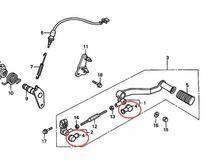 【送料無料】ホンダ純正CBR400F シフトペダルダストカバー(BEET チェンジペダル ラバー ゴム ブーツ ピロボール ステップ フロント)_画像2