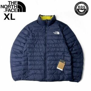 1円～!売切!【正規新品】THE NORTH FACE◆FLARE DOWN JACKET 2 ダウンジャケット フレアダウン US限定 軽量 RDS 550 防寒(XL)紺②190122-90