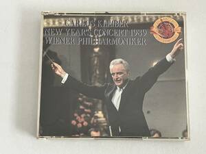 カルロス・クライバー ニューイヤー・コンサート1989　シュトラウス　16曲収録　 演奏：ウィーン・フィルハーモニー管弦楽団　2枚組CD　6