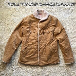 HOLLYWOOD RANCH MARKET ハリウッドランチマーケット コーデュロイボアライニングジャケット ベージュ 2 ハリラン 聖林公司