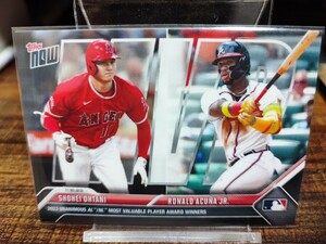 【他出品同梱可】topps now 大谷翔平 ロナルド・アクーニャJr MVP