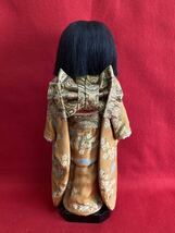 旧家所蔵品 市松人形 アンティーク 人形液シール 抱き人形 丸平 豆人形 玩具 雛人形 ビスクドール 日本人形 戦前 縮緬 昭和初期 _画像4