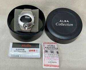 H0025◆【腕時計】 SEIKO セイコー アルバ スプーン JALオリジナル ALBA SPOON W620-4340 動作未確認 箱・保証書付 現状渡し◆