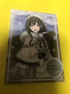 TSUTAYA アイドルマスターシャイニーカラーズ 桑山千雪 購入特典 クリアカード アルストロメリア 新品 管理番号masb