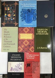 k1230-6. 英文学 書籍まとめ/中英語/中期英語/ MIDDLE ENGLISH /中世/ Medieval /洋書/言語学/文法/