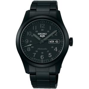 SEIKO セイコー5スポーツ STEALTH BLACK ステルスブラック メカニカル 日本製 自動巻き人気モデル メンズ腕時計 SBSA165 新品 