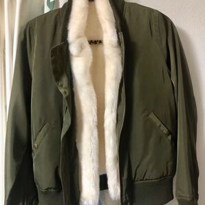 【美品】MA-1 エコファー付き 2way 取り外し可能