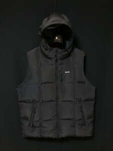 ◆Supreme シュプリーム 正規品【14AW Iridescent Puffy Vest】ボックスロゴ　ダウンベストダウンパーカー XL　ブラック