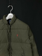 ◆Polo RALPH LAUREN ポロラルフローレン ダウンジャケット キッズサイズM(12/14)　カーキ_画像3