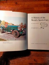 【送料無料】A history of the world's sports cars（1967年 USA モータースポーツ史 レーシングカー ヴィンテージ サーキット 洋書 稀少本_画像3