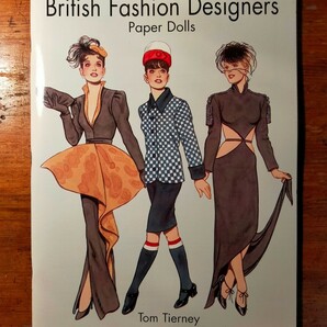 【送料無料】British Fashion Designers Paper Dolls Tom Tierney（2000年 USA 英国ファッション ペイパードール ハーディ・エイミス）