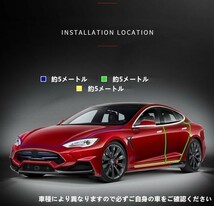 ドア衝突防止 車用 シルバー　レッド　カーボン　ドアモール ウェザーストリップ ドアキズ防止　傷防止 エッジガードモール 車ドアガード_画像5