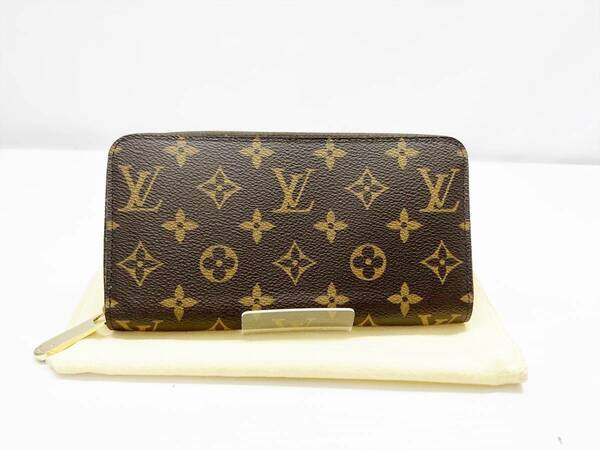 使用感なし　美品　Louis Vuitton　ルイヴィトン　モノグラム　ジッピーウォレット　ラウンド長財布　カード8枚　PVC　 M60017