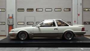 イグニッションモデル : IG1323 1/18 トヨタ ソアラ Toyota Soarer (Z20) 3.0GT-LIMITED White/Silver : ignition model