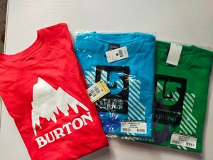 新品タグ付き　バートン　Burton Ｔシャツ三枚セット　