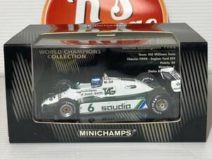 1/43 ミニチャンプス ウィリアムズ ケケ・ロズベルグ スイスGPTAG Williams Rosberg Keke #6 World Champion 1982 Swiss 436820106