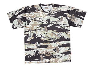 TEDMAN　【レア　試作品】　ドライTシャツ　BROWN CAMO　44サイズ　TDRYT-600