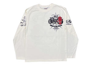 TEDMAN　ロングTシャツ　OFF-WHITE　38サイズ　ちょっと難あり　TDLS-306