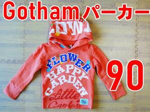 Gotham ゴッサム パーカー トレーナー　ししゅう90サイズ　#905