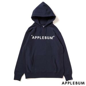 ★人気 格安 APPLEBUM Studded Logo Sweat Parka ネイビー XL アップルバム パーカー スウェット フーディ ストリート ブランド