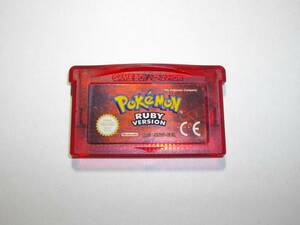 海外版　正規品　GBA ポケットモンスター　ルビー　英語版　欧州版　ポケモン　ゲームボーイアドバンス　POKEMON RUBY ADVANCE