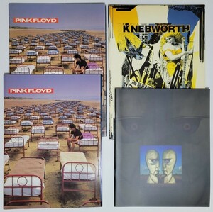 PINK FLOYD パンフ4冊 MOMENTARY LAPSE OF REASON JAPAN TOUR 1988 ピンク・フロイド 日本公演 来日 EUROPEAN 1994 KNEBWORTH 1990 PROGRAM