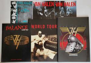 VAN HALEN パンフ3冊 チラシ BALANCE WORLD TOUR 1995 3 1998 A DIFFERENT KIND OF TRUTH 2013 日本公演 来日 PROGRAM ヴァン・ヘイレン