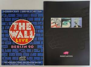 ROGER WATERS パンフ 2冊 THE WALL LIVE BERLIN 1990 IN THE FLESH 2002 ロジャー・ウォーターズ PINK FLOYD PROGRAM ピンク・フロイド