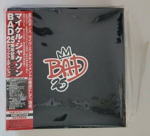 MICHAEL JACKSON BAD 25 BOX マイケル・ジャクソン 25周年記念 デラックス・エディション 3CD+1DVD リマスター ステッカー ポスター 限定盤