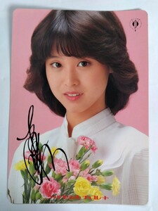 松田聖子　グリコ　下敷き　非売品