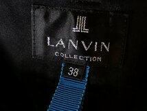 ランバン　LANVIN collection　クロプドパンツ【L's(38)/2万円/ブラック/Sランク】f3A_画像4