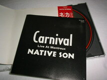 【3113-24(38PO) 】 ネイティブ・サン / カーニバル NATIVE SON / CARNIVAL 税表記なし 3800円盤 一体型帯 CSR刻印_画像4