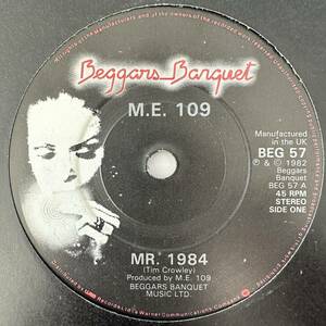 M.E. 109 - Mr. 1984 7" ベリーレア 1982 オリジナル 70's UK POWER POP PUNK KBD パンク天国 パンク図鑑