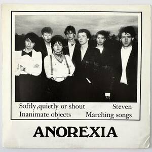 ANOREXIA - Softy, Quietly or Shorut 7" ベリーレア 1982 オリジナル 70's UK PUNK ROCK KBD パンク天国 パンク図鑑