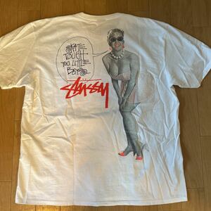 STUSSY 23FW SKATE TOUGH TEE WHITE XL ステューシー